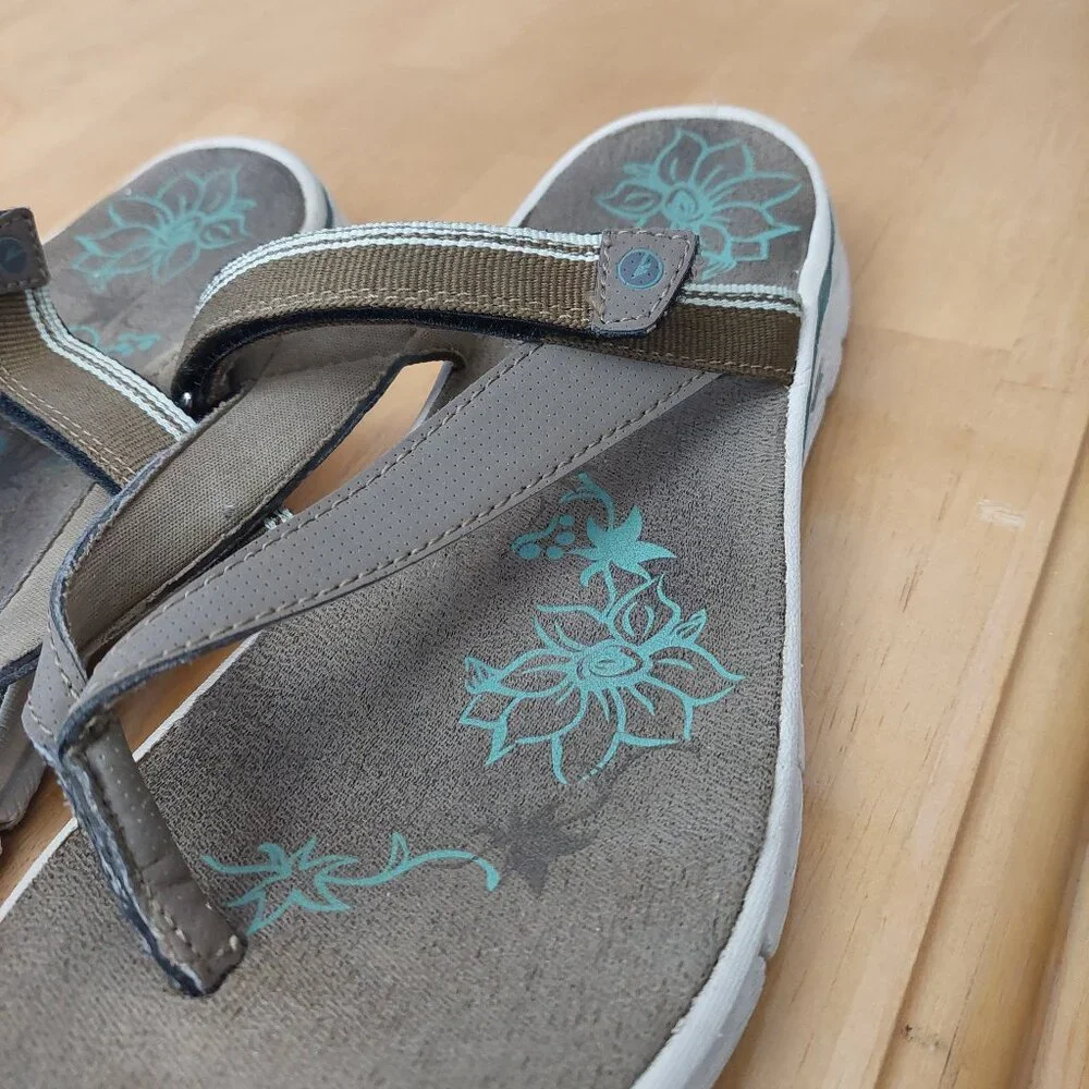 Hi Tec Women's Soul.Rider2 Bermuda Toe Post Slip on Sandals Size 10 - Picture 3 of 10